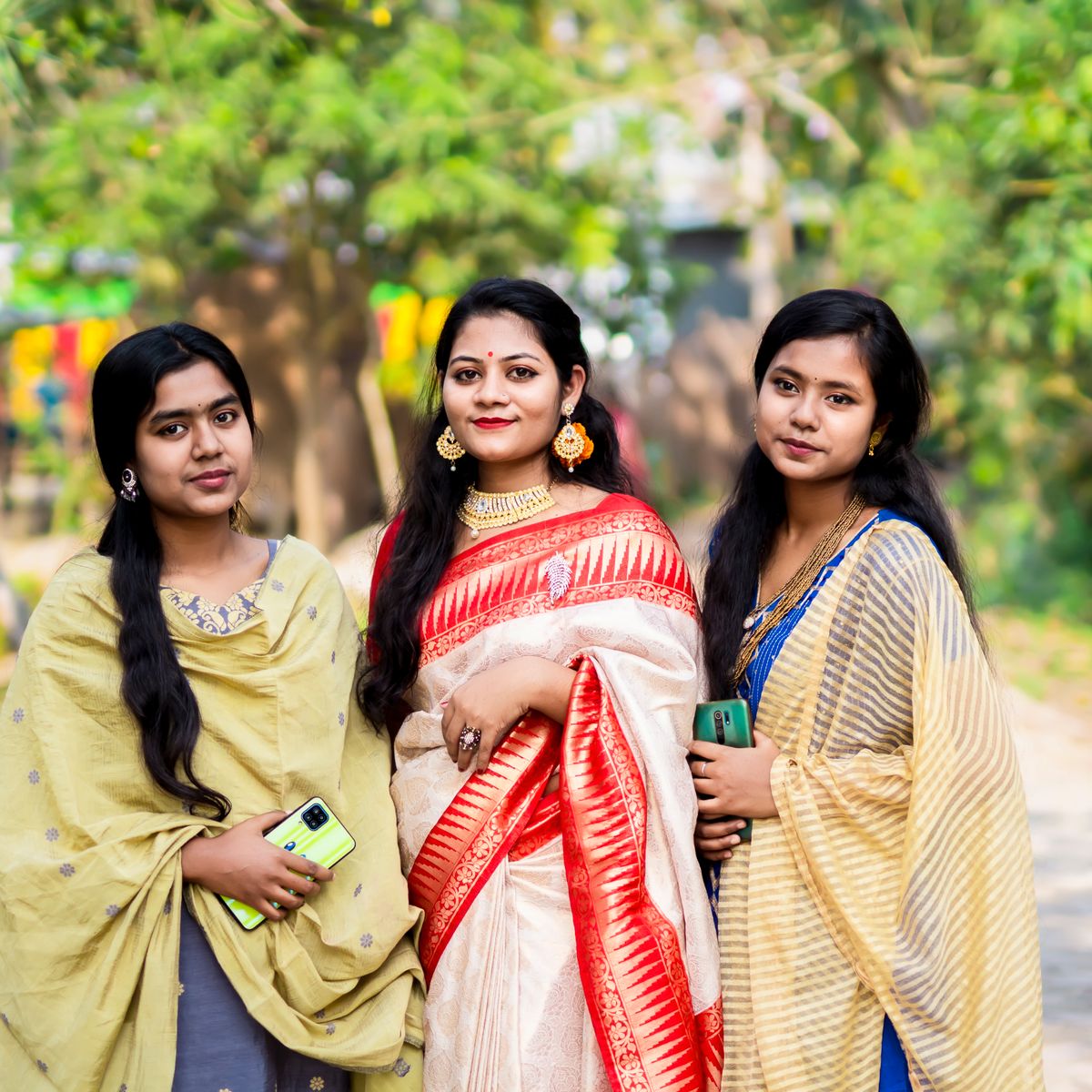 A family group travelling together